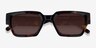 Pomade Tortoise AcetateSunglass Frames from EyeBuyDirect, Closed View