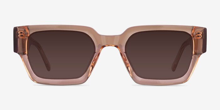 Pomade Translusant Peach Acetate Sunglass Frames from EyeBuyDirect