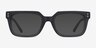 Golden Matte Gray AcetateSunglass Frames from EyeBuyDirect, Front View