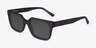 Golden Matte Gray AcetateSunglass Frames from EyeBuyDirect, Angle View