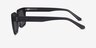 Golden Matte Gray AcetateSunglass Frames from EyeBuyDirect, Side View