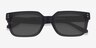 Golden Matte Gray AcetateSunglass Frames from EyeBuyDirect, Closed View
