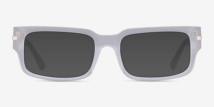 Croquet Matte Light Smoke Acetate Sunglass Frames from EyeBuyDirect