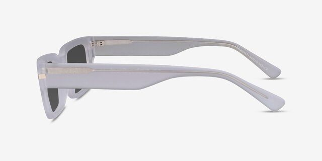 Croquet Matte Light Smoke AcetateSunglass Frames from EyeBuyDirect, Side View