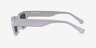 Croquet Matte Light Smoke AcetateSunglass Frames from EyeBuyDirect, Side View