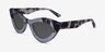 Francesca Ivory Tortoise Clear AcetateSunglass Frames from EyeBuyDirect, Angle View