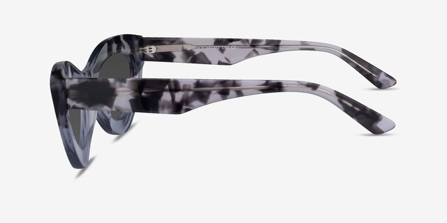 Francesca Ivory Tortoise Clear AcetateSunglass Frames from EyeBuyDirect, Side View