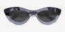 Francesca Ivory Tortoise Clear AcetateSunglass Frames from EyeBuyDirect, Closed View