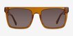 Matz Clear Brown AcetateSunglass Frames from EyeBuyDirect, Front View
