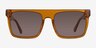Matz Clear Brown AcetateSunglass Frames from EyeBuyDirect, Front View
