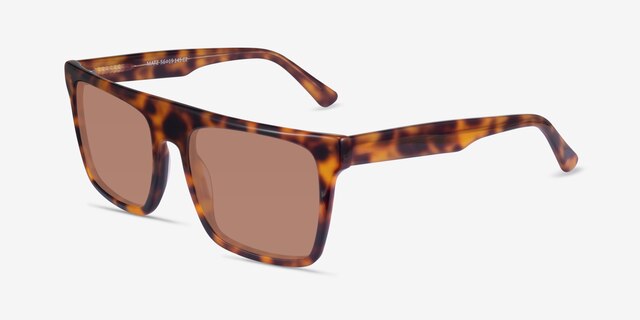 Matz Tortoise AcetateSunglass Frames from EyeBuyDirect, Angle View