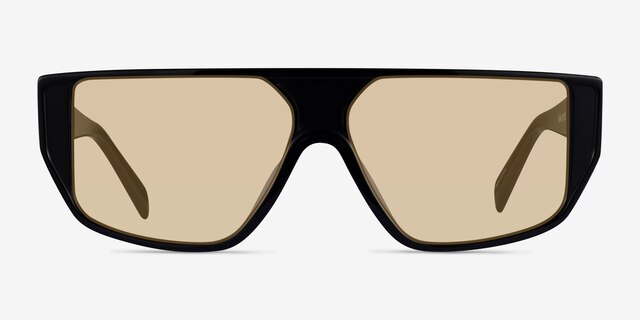 Lina Black AcetateSunglass Frames from EyeBuyDirect, Front View
