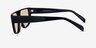Lina Black AcetateSunglass Frames from EyeBuyDirect, Side View