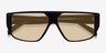 Lina Black AcetateSunglass Frames from EyeBuyDirect, Closed View