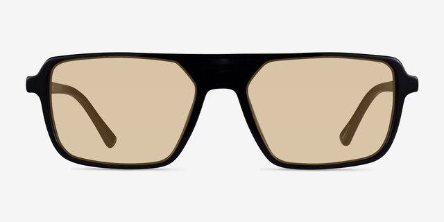 Zirfas Black AcetateSunglass Frames from EyeBuyDirect, Front View