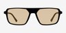 Zirfas Black AcetateSunglass Frames from EyeBuyDirect, Front View