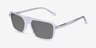 Zirfas Crystal Clear AcetateSunglass Frames from EyeBuyDirect, Angle View