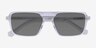 Zirfas Crystal Clear AcetateSunglass Frames from EyeBuyDirect, Closed View