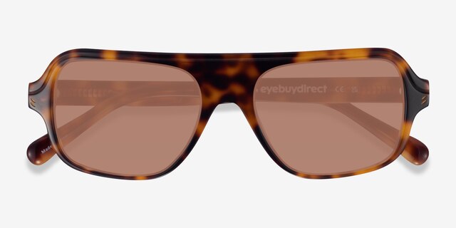 Felix Tortoise AcetateSunglass Frames from EyeBuyDirect, Closed View