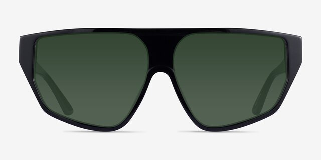 Bruno Black AcetateSunglass Frames from EyeBuyDirect, Front View