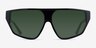 Bruno Black AcetateSunglass Frames from EyeBuyDirect, Front View