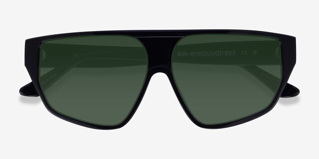 Bruno Black AcetateSunglass Frames from EyeBuyDirect, Closed View