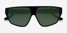Bruno Black AcetateSunglass Frames from EyeBuyDirect, Closed View