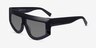 Jagger Black AcetateSunglass Frames from EyeBuyDirect, Angle View