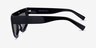 Jagger Black AcetateSunglass Frames from EyeBuyDirect, Side View
