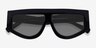 Jagger Black AcetateSunglass Frames from EyeBuyDirect, Closed View