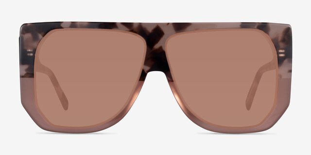 Nikita Pink Tortoise AcetateSunglass Frames from EyeBuyDirect, Front View