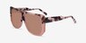 Nikita Pink Tortoise AcetateSunglass Frames from EyeBuyDirect, Angle View