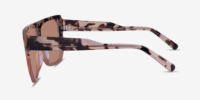 Nikita Pink Tortoise AcetateSunglass Frames from EyeBuyDirect, Side View