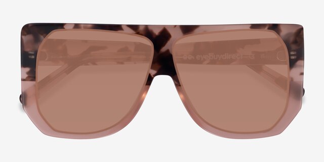 Nikita Pink Tortoise AcetateSunglass Frames from EyeBuyDirect, Closed View