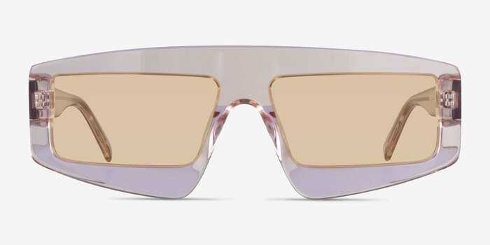 Hanna Crystal Nude Acetate Sunglass Frames from EyeBuyDirect