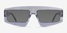 Hanna Clear Gray AcetateSunglass Frames from EyeBuyDirect, Front View