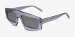 Hanna Clear Gray AcetateSunglass Frames from EyeBuyDirect, Angle View