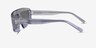 Hanna Clear Gray AcetateSunglass Frames from EyeBuyDirect, Side View