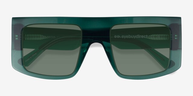 Elias Green AcetateSunglass Frames from EyeBuyDirect, Closed View