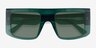 Elias Green AcetateSunglass Frames from EyeBuyDirect, Closed View