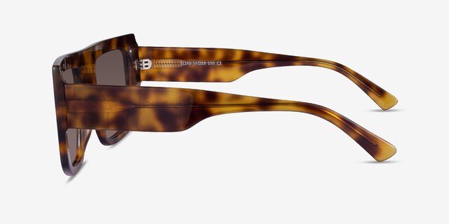 Elias Spotty Tortoise AcetateSunglass Frames from EyeBuyDirect, Side View