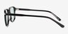 Ganzert Black AcetateSunglass Frames from EyeBuyDirect, Side View