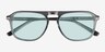 Koontz Crystal Gray AcetateSunglass Frames from EyeBuyDirect, Closed View