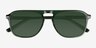Koontz Crystal Green AcetateSunglass Frames from EyeBuyDirect, Closed View