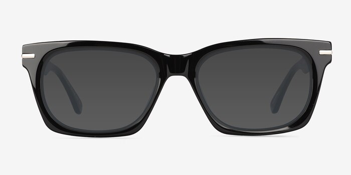 Halverson Black Acetate Sunglass Frames from EyeBuyDirect