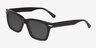 Halverson Black AcetateSunglass Frames from EyeBuyDirect, Angle View