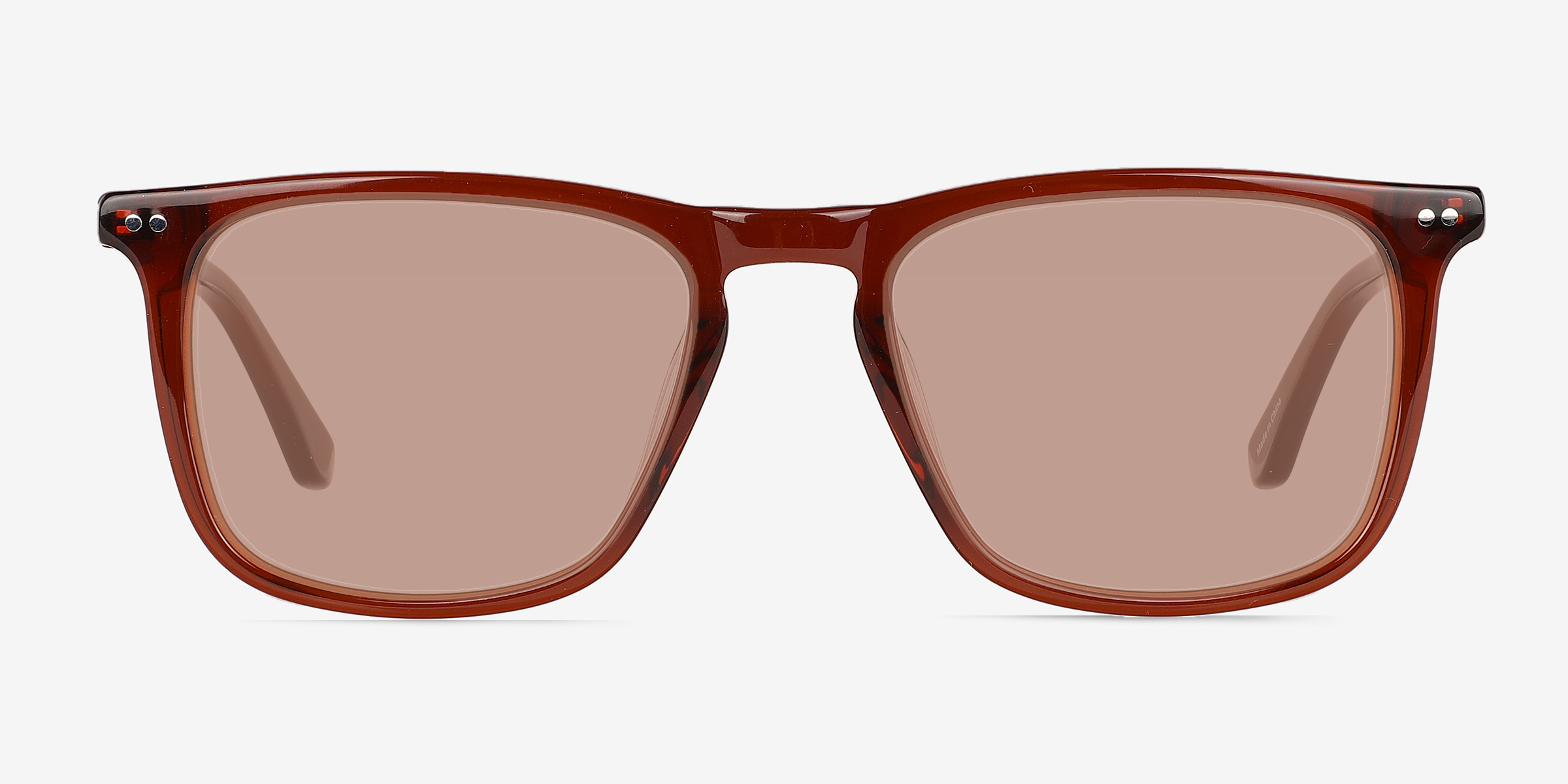 Clifton Square Dark Brown Frame Sunglasses For Men Eyebuydirect