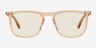 Clifton Clear Champagne AcetateSunglass Frames from EyeBuyDirect, Front View