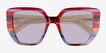 Glowing Blue Red Rainbow AcetateSunglass Frames from EyeBuyDirect, Closed View