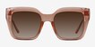 Sprout Crystal Champagne PlasticSunglass Frames from EyeBuyDirect, Front View